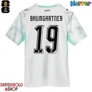 Østrig Christoph Baumgartner #19 Udebanetrøje VM 2026 Kort ærmer